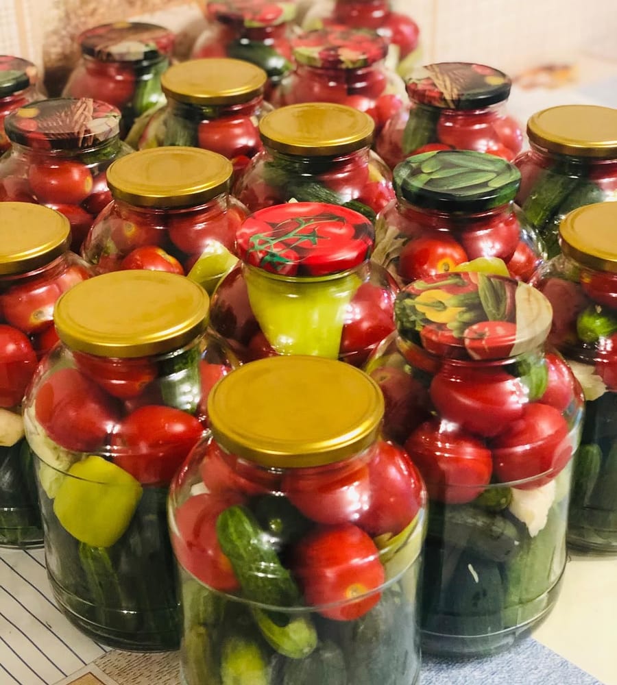 Соленья и маринады Банки Шеф — банки с овощами
